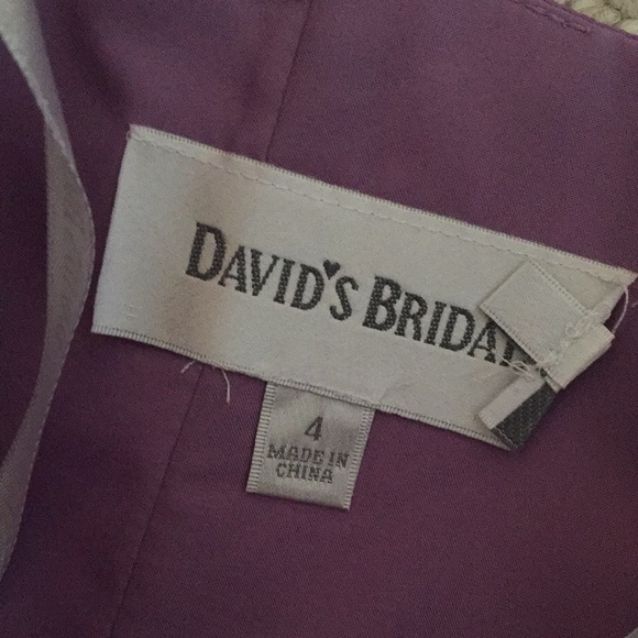 bridesmaids dress short crinkle chiffon wisteria - Picture 3 of 6